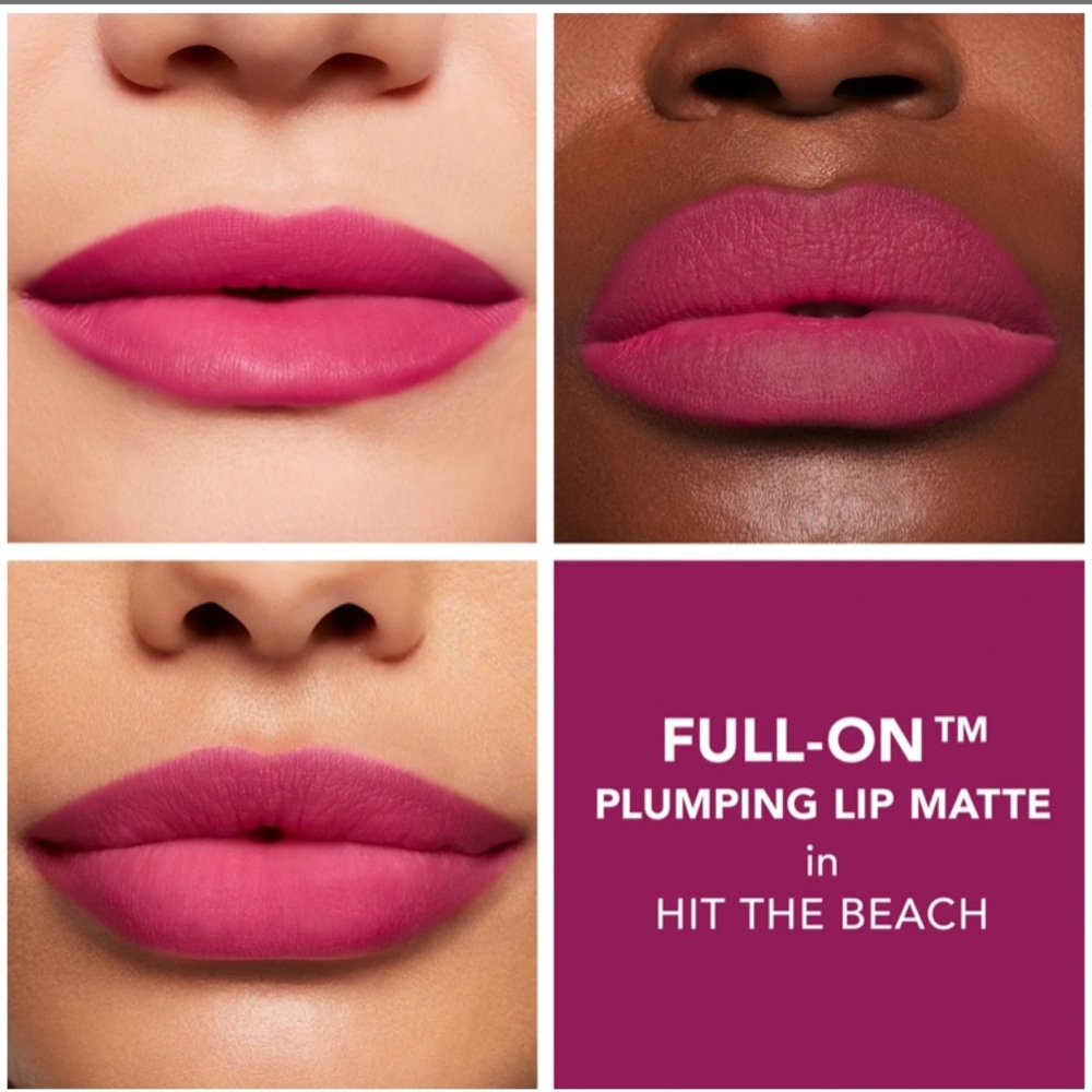 BUXOM FULL ON PLUMPING LIP MATTE SHADE HIT THE BEACH